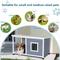 Show in main carousel: Petsfit Porch & Window Wooden Outdoor Dog House, Light Gray, Large: 45.5-in slide 4 of 10