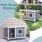 Show in main carousel: Petsfit Porch & Window Wooden Outdoor Dog House, Light Gray, Small: 33.6-in slide 5 of 9