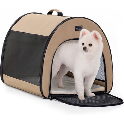 Petsfit Petsfit Portable Soft-Sided Dog & Cat Crate, Khaki, 19 inch
