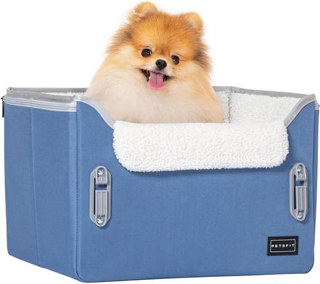 Show full view: Petsfit Small Dog Car Booster Seat, Navy Blue slide 9 of 9