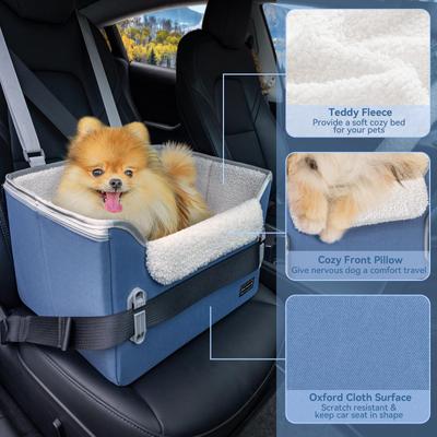 Show full view: Petsfit Small Dog Car Booster Seat, Navy Blue slide 5 of 9