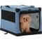 Show in main carousel: Petsfit Soft Sided 3-Door Collapsible Dog Crate, Blue, Small slide 1 of 12