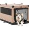 Show in main carousel: Petsfit Soft Sided 3-Door Collapsible Dog Crate, Khaki, X-Large slide 1 of 12