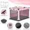 Show in main carousel: Petsfit Soft Sided 3-Door Collapsible Dog Crate, Pink, Large slide 6 of 13