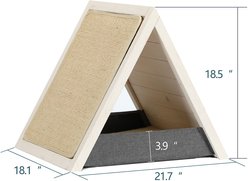 Petsfit Triangular Pets Indoor Cat House with Sisal Mat slide 2 of 5