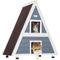 Show in main carousel: Petsfit Two Level Wooden Outdoor Cat House with Escape Door, Grey slide 1 of 9
