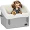 Show in main carousel: Petsfit Waterproof PU Leather Medium Dog Car Booster Seat, Grey slide 9 of 11