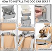 Show in main carousel: Petsfit Waterproof PU Leather Medium Dog Car Booster Seat, Grey slide 8 of 11