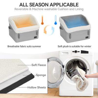 Petsfit Waterproof PU Leather Medium Dog Car Booster Seat