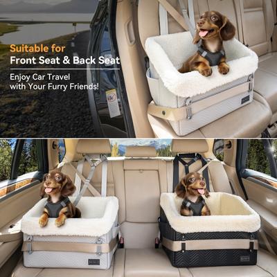 Petsfit Waterproof PU Leather Medium Dog Car Booster Seat