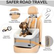 Show in main carousel: Petsfit Waterproof PU Leather Medium Dog Car Booster Seat, Grey slide 4 of 11