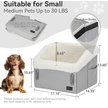 Show in main carousel: Petsfit Waterproof PU Leather Medium Dog Car Booster Seat, Grey slide 2 of 11