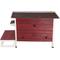 Show in main carousel: Petsfit Weatherproof Outdoor Cat House with Stairs, Red slide 4 of 6