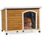 Show in main carousel: Petsfit Wooden Outdoor Dog House, Large: 45.6-in, Yellow slide 1 of 6