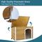 Show in main carousel: Petsfit Wooden Outdoor Dog House, Large: 45.6-in, Yellow slide 3 of 6
