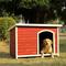 Show in main carousel: Petsfit Wooden Outdoor Dog House, Red, 45.6-in slide 6 of 6