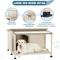 Show in main carousel: Petsfit Wooden Outdoor Dog House, White, Large: 43.5-in slide 6 of 8
