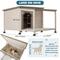 Show in main carousel: Petsfit Wooden Outdoor Dog House, White, Large: 43.5-in slide 4 of 8