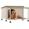 Show in main carousel: Petsfit Wooden Outdoor Dog House, White, X-Large: 49-in slide 1 of 7