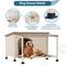 Show in main carousel: Petsfit Wooden Outdoor Dog House, White, X-Large: 49-in slide 3 of 7