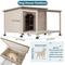 Show in main carousel: Petsfit Wooden Outdoor Dog House, White, X-Large: 49-in slide 5 of 7