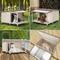 Show in main carousel: Petsfit Wooden Outdoor Dog House, White, X-Large: 49-in slide 6 of 7