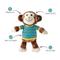 Show in main carousel: PETSHOP BY FRINGE STUDIO Bananas The Monkey Squeaky Plush Dog Toy slide 3 of 4
