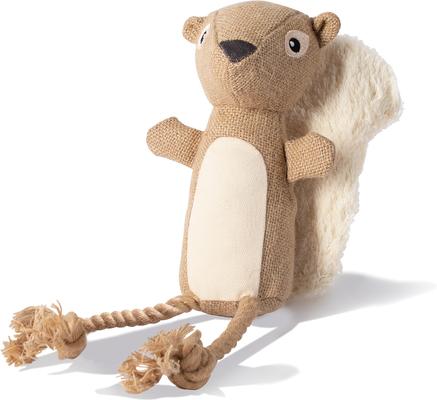 Show full view: PETSHOP BY FRINGE STUDIO Bring More Nut 3D Earth Friendly Squeaky Plush Dog Toy slide 1 of 3