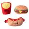 Show in main carousel: PETSHOP BY FRINGE STUDIO Fast Foods Small Squeaky Plush Dog Toys, 3 count slide 1 of 3