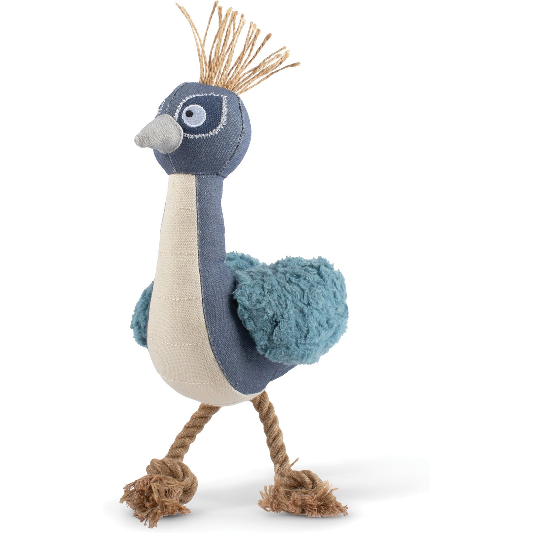 Fringe Studio Fether Than Ever Earth Friendly Squeaky Plush Dog Toy