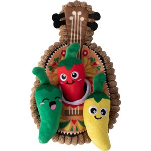 PETSHOP BY FRINGE STUDIO Fiesta Till You Siesta Hide & Seek Squeaky Plush Dog Toy