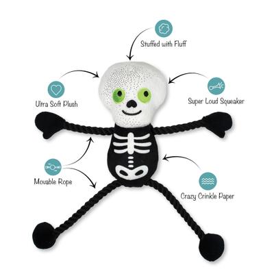 Show full view: PETSHOP BY FRINGE STUDIO Got A Bone To Pick Plush Dog Toy slide 2 of 3