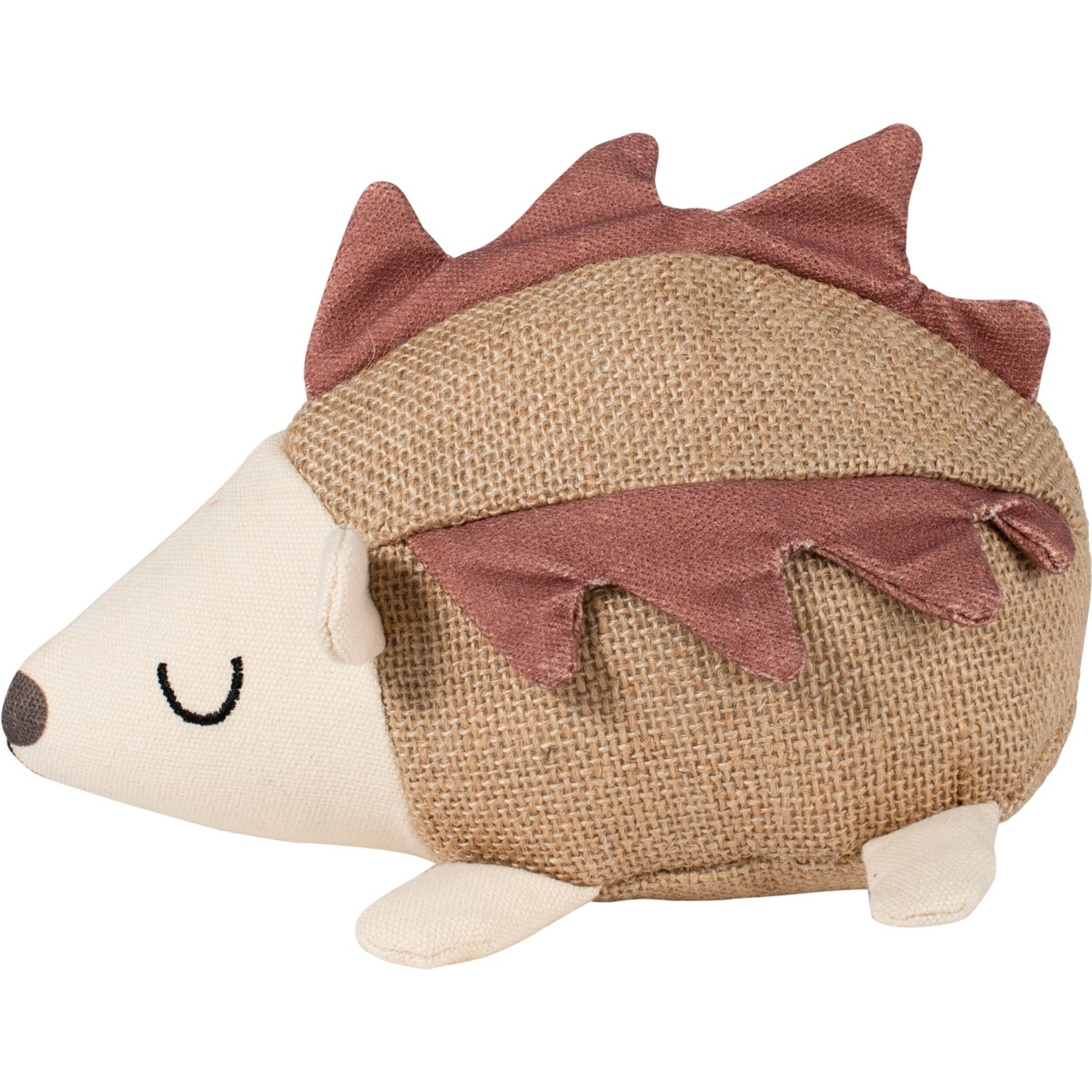 Fringe Studio Hedgy Earth Friendly Squeaky Plush Dog Toy