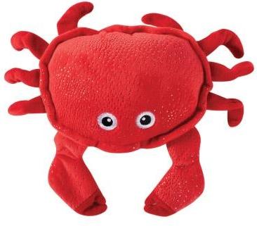 Show full view: PETSHOP BY FRINGE STUDIO Just A Little Crabby Squeaky Plush Dog Toy slide 1 of 3