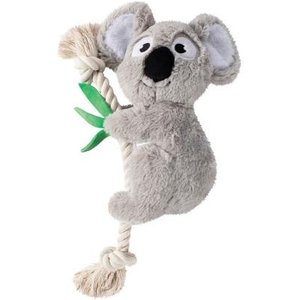 PETSHOP BY FRINGE STUDIO Koala-Plush Squeaky Plush Dog Toy