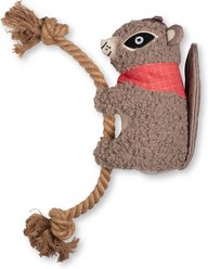 PETSHOP BY FRINGE STUDIO Ms Chip Squeaky Plush Dog Toy