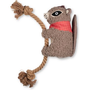Fringe Studio "Whale, Hello There" Plush Dog Toy - Squeaker & Crinkle, 9" X 8.5", Pet Shop Collection