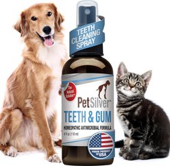 PetSilver Teeth & Gum Dog Dental Spray, 4-fl oz bottle