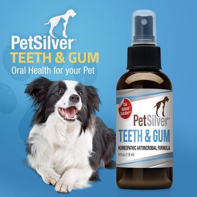 Show full view: PetSilver Teeth & Gum Dog Dental Spray, 4-fl oz bottle slide 9 of 9