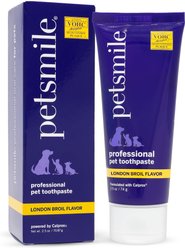 Petsmile Professional Natural London Broil Flavor Dog Toothpaste, 2.5-oz tube