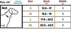 Petsonik Standard LED Dog Collar Black X-Large slide 2 of 2