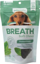 PetsPrefer Breath Pork Flavor Soft Chew Dog Supplement, 30 count
