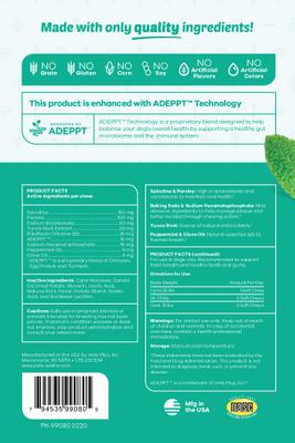 Show full view: PetsPrefer Breath Pork Flavor Soft Chew Dog Supplement, 30 count slide 3 of 4