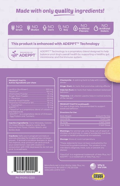 PetsPrefer Daily Essentials Pork Flavor Soft Chew Dog Supplement, 30 count