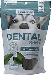 PetsPrefer Chicken Flavor Dental Chews for Medium & Large Dogs, over 26 pounds, 10 count