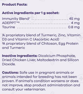 Show full view: PetsPrefer Immunity Support Chicken Flavor Powder Cat & Dog Supplement, 30-gram bottle slide 6 of 8