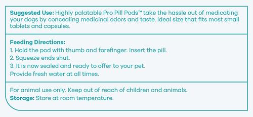 Show full view: PetsPrefer Pro Pill Pods Small Peanut Butter Chicken Flavor Soft Chew Dog Treats, 30 count slide 4 of 4