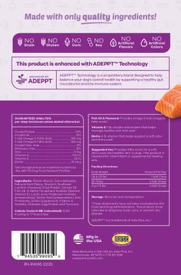 Show full view: PetsPrefer Skin & Coat Health Pork Flavor Soft Chew Dog Supplement, 30 count slide 3 of 3