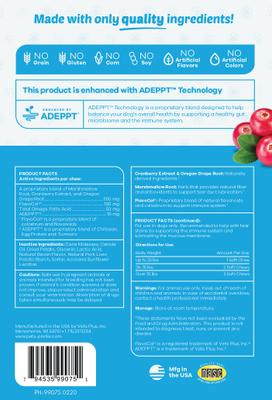 Show full view: PetsPrefer Tear Stain Removal Pork Flavor Soft Chew Dog Supplement, 30 count slide 3 of 4