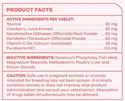 PetsPrefer Urinary Tract Health Fish Flavor Tablet Cat Supplement, 90 count slide 2 of 3